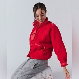 Hit The Slopes Fleece Jacket Victory Red